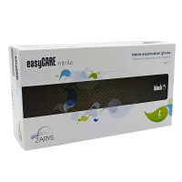 Перчатки easyCare, Нитрил L черные, 100шт.