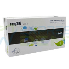 Рукавички easyCare, Нітрил L чорні, 100шт.