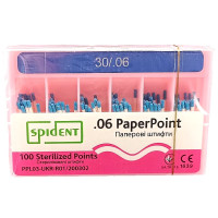 Паперовий штифт Spident №30, 06, 100шт. - АКЦІЯ - 135грн.