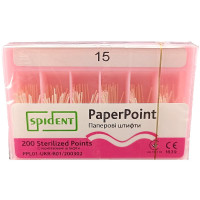 Паперовий штифт Spident №15, 02, 200шт.