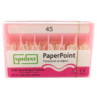 Паперовий штифт Spident №45, 02, 200шт.