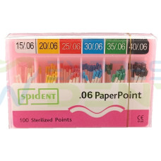 Паперовий штифт Spident №15-40, 06, 100шт. 