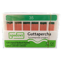Гутаперчевий штифт Spident №35, 02, 120шт. - АКЦІЯ - 100грн.