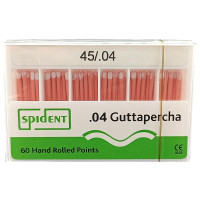 Булавка гуттаперчевая Spident No45, 02, 120шт. 
