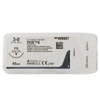 Шовный материал PDS II USP 3/0 26мм, 3/8