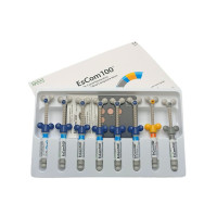 Иском наногибридный фотокомпозит Escom 100, Spident, набор 8шпр.*4г (А1, А2*2, А3*2, А3,5, B2, АО3)