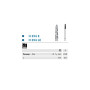 Бор Komet Dental H254LE.314.012 твердоспл. на турб., 1шт.