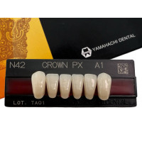 Зуби Crown PX, фронтальна група, A1, N42, низ, 6шт.