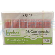 Гутаперчевий штифт Spident №45, 06, 60шт. - АКЦІЯ - 150грн.