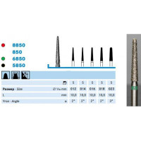 Бор Komet Dental 850.314.014 алмазный для турбинного наконечника, 1 шт.