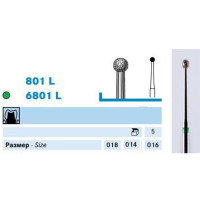 Бор Komet Dental 6801L.314.014 на турб., 1шт.