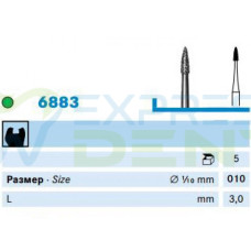 Бор Komet Dental 6883.314.012 на турб., 1шт. 6884 Бор Komet Dental 6883.314.012 на турб., 1шт. 6884