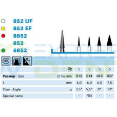 Бор Komet Dental 8852.314.012 алм. на турб., 1шт. Бор Komet Dental 8852.314.012 алм. на турб., 1шт.