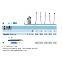 Бор Komet Dental H1SML31.205.014 твердоспл. для ендодоступу, 1шт.