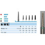 Бор Komet Dental 8850.314.018 алм. на турб., 1шт.