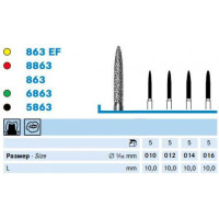 Бор Komet Dental 8863.314.014 алм. на турб., 1шт.