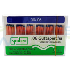 Гутаперчевий штифт Spident №30, 06, 60шт. - АКЦІЯ - 150грн.