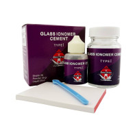 Глас Іономер цемент Glass Ionomer, склоіономерний реставр. цемент, Dentstal, 35г+20мл 