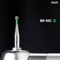 Бор MANI, алмазный для турбинного наконечника, BR-45C, диаметр 011, 1шт. ОРИГИНАЛ