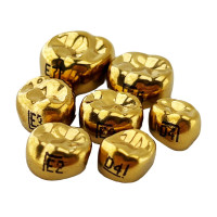 Коронка дитяча Kids Crown E7 верх правий E-UR-7, 1шт. ЗОЛОТА