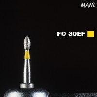 Бор MANI, алмазный на турбинный наконечник, FO-30EF, диаметр 014, 1шт. ОРИГИНАЛ