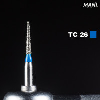 Бор MANI, алмазный на турбинный нак, TC-26, диаметр 012, 1шт. ОРИГИНАЛ