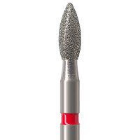 Бор Oko Dent алмазный на турбинный наконечник 368 FG 018F красный 1шт
