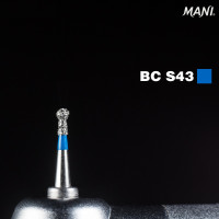 Бор MANI, алмазный на турбинный наконечник, BC-S43, диаметр 012, 1шт. ОРИГИНАЛ