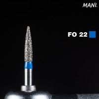 Бор MANI, алмазний на турбінний нак, FO-22, діаметр 016, 1шт. ОРИГІНАЛ