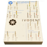 Бор Komet Dental для препарування Віталія Богачука набір TD3356 Komet 