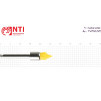 Щетка полировальная P1476G желтая, NTI конус