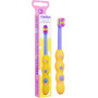 Нордикс зубная щетка детская Baby Soft, от 0 лет (4080 щетинок), желтая