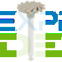 Полір Easy Becht, тарілка спіральна, біла ніжка