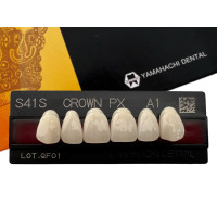 Зуби Crown PX, фронтальна група, A1, S41S, верх, 6шт.