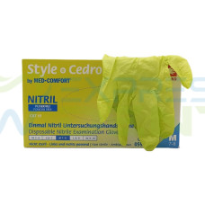 Рукавички Style, Нітрил S, cedro, лайм, 100шт.