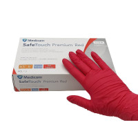 MedicomSafeTouch Нитриловые красные красные S перчатки