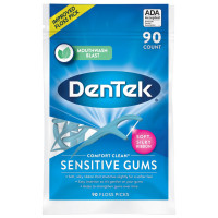 Дентек Sensetive Gums міжзубні флос-зубочистки, для чутливих ясен, 90шт