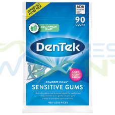 Дентек Sensetive Gums міжзубні флос-зубочистки, для чутливих ясен, 90шт