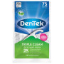 Дентек Triple Clean міжзубні флос-зубочистки, потрійне очищення, 75шт