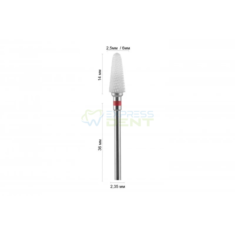 Фреза керамическая DLX КРАСНАЯ CRF01 F