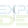 Фреза керамическая DLX КРАСНАЯ CRF01 F