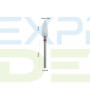 Фреза керамическая DLX КРАСНАЯ CRF04 F