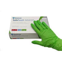 Рукавички MedicomSafeTouch Нітрил Green Зелений XS