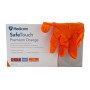 Рукавички MedicomSafeTouch Нітрил Orange Помаранчеві S щільні 5г