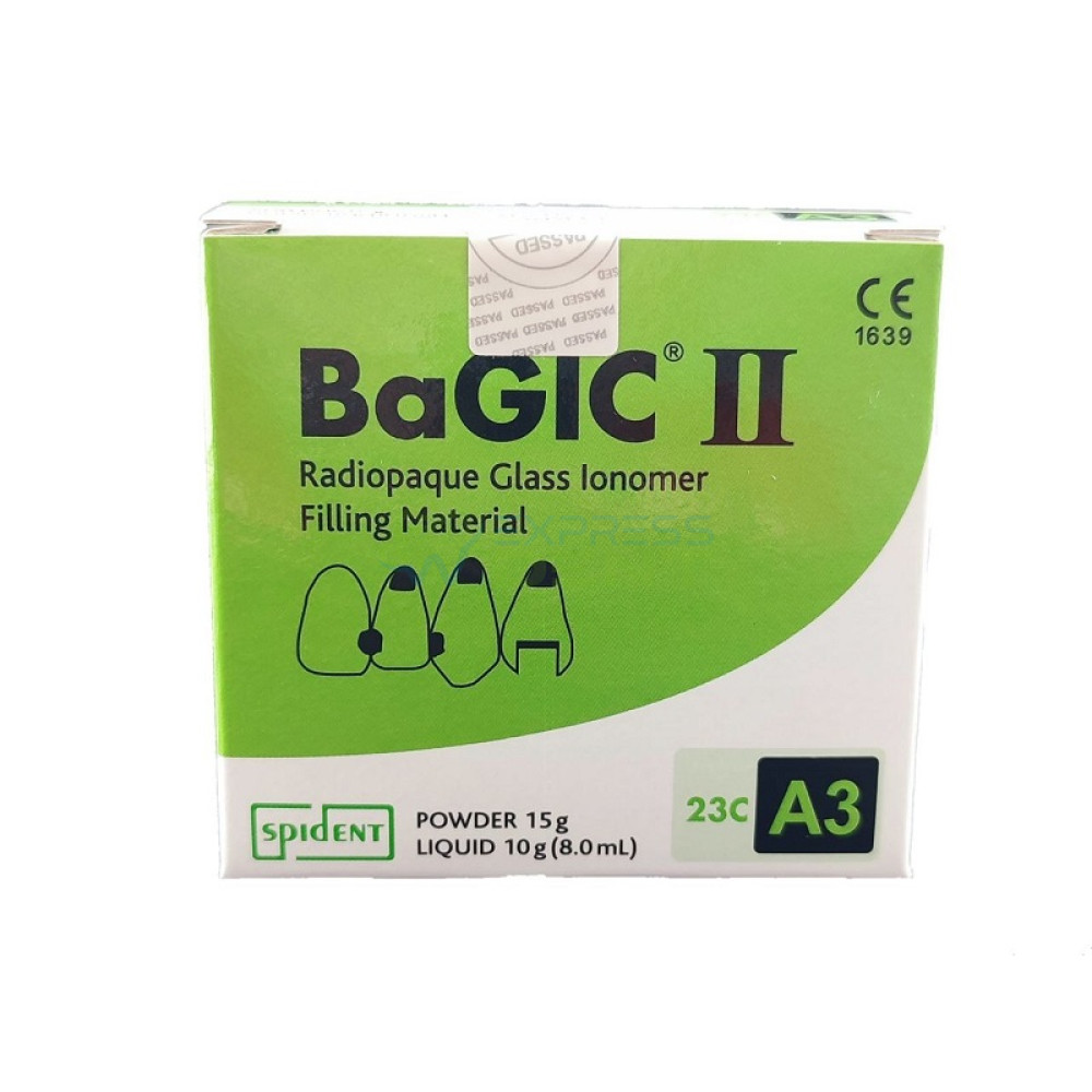 Бейджик BaGIC II, склоіономерний реставраційний цемент, А3, 15г+8мл 