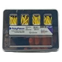 Клини дерев'яні RubyPlaton, жовті, 100шт.