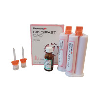 Гингифаст Кад Ригид Gingifast Cad Rigid, сканирующий твердый А-силикон для имитации десен, 2*50мл
