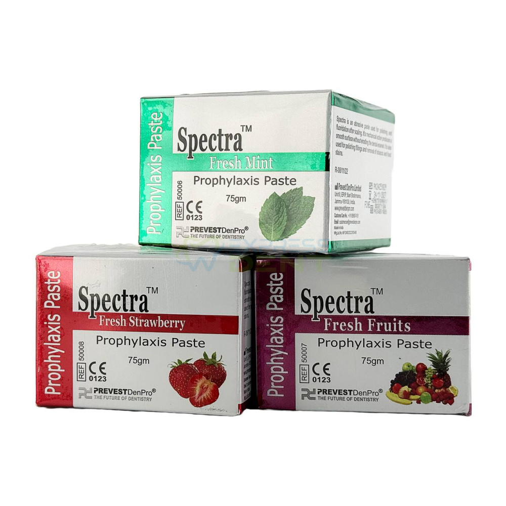 Полировальная паста Spectra Spectra с фтором и силикатом циркония, Prevest DenPro, по вкусу как., 75