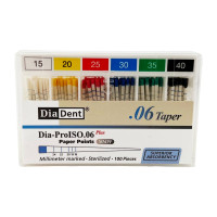 Паперовий штифт DiaDent №15-40, 06, 100шт.