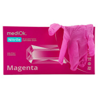 Перчатки Mediok, XS Nitril, Magenta Pink, 100 шт.